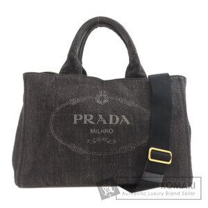Prada Canapa Handbag Denim